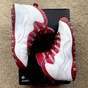 Auth. Jordan 10 Retro Red Steel (US 6Y)